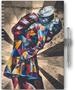 Naptár, tervező, A5, heti, DAYLINER, "InSpiral", graffiti