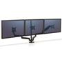 Monitortartó kar, három monitorhoz, FELLOWES "Platinum Series™ Trial", fekete