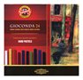 Pasztellkréta, kemény, KOH-I-NOOR "Gioconda 8114/24", 24 különböző szín