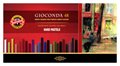 Pasztellkréta, kemény, KOH-I-NOOR "Gioconda 8116/48", 48 különböző szín